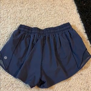 Navy blue lulu lemon shorts